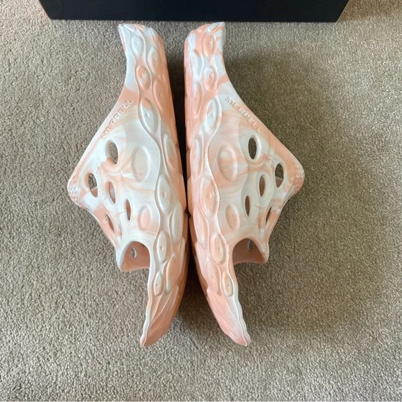 Merrell  Hydro Moc Sliders Size UK 11 Peach Slippers Sandals New With Box - Picture 6 of 9